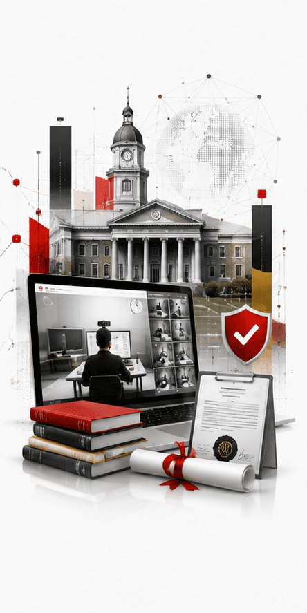 A certificate and an online class carrying a mark that can be checked