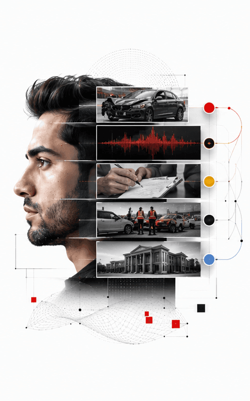 A claim read across photographs, recordings and records at once