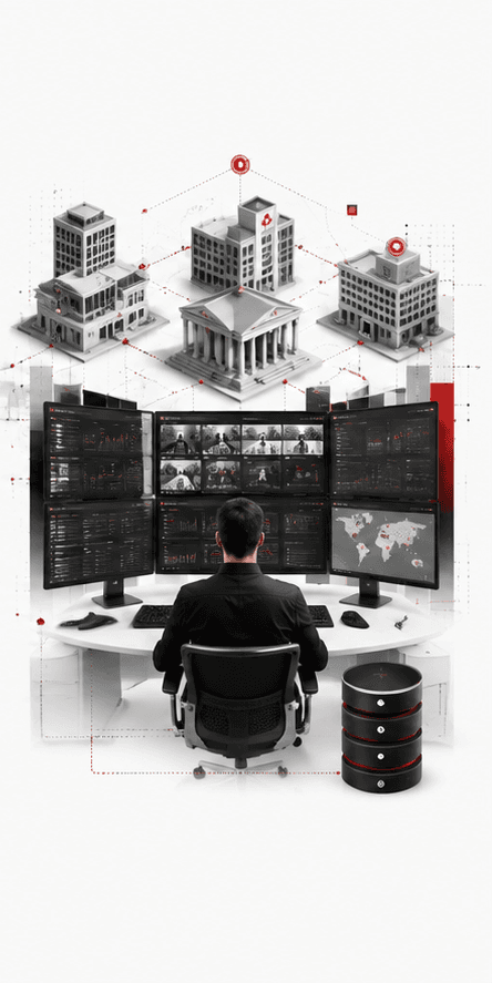Feeds from everywhere on one operations wall